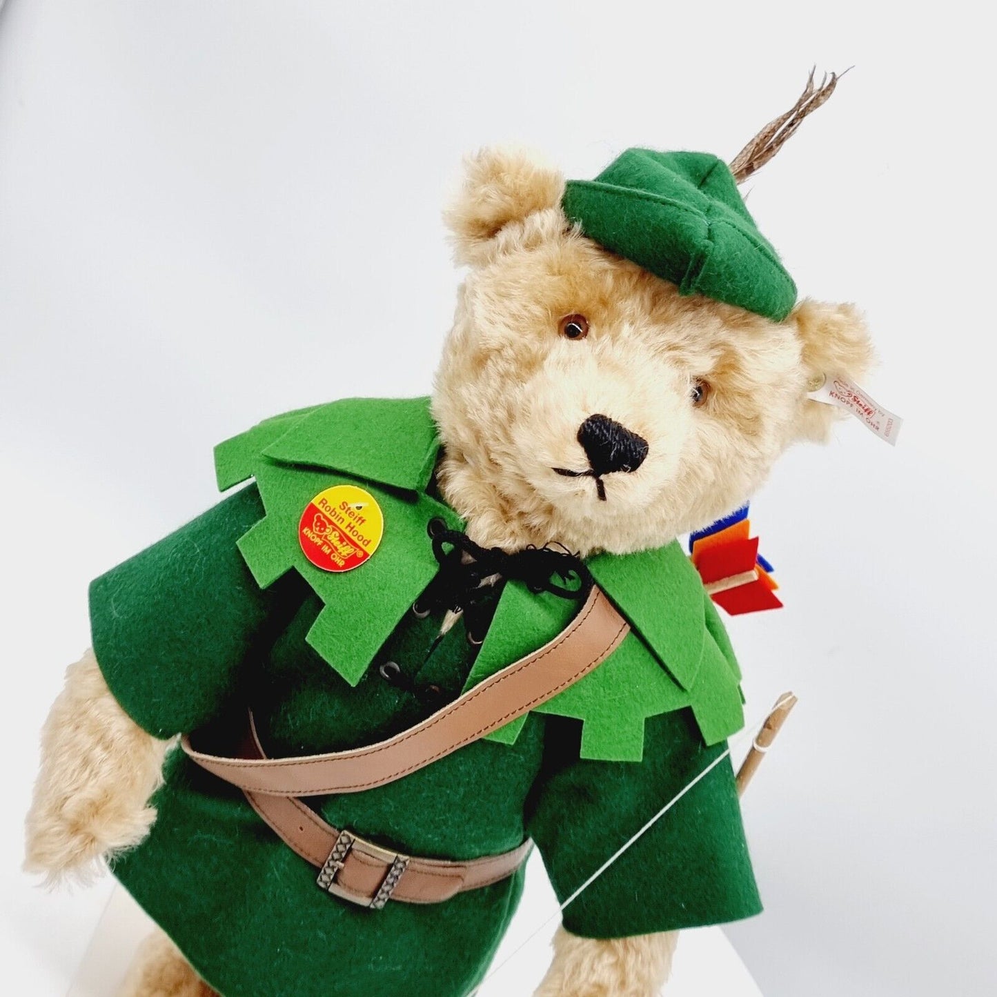 Steiff 655203 Teddybär Robin Hood limitiert 1500 für Karstadt aus 1996 45 cm