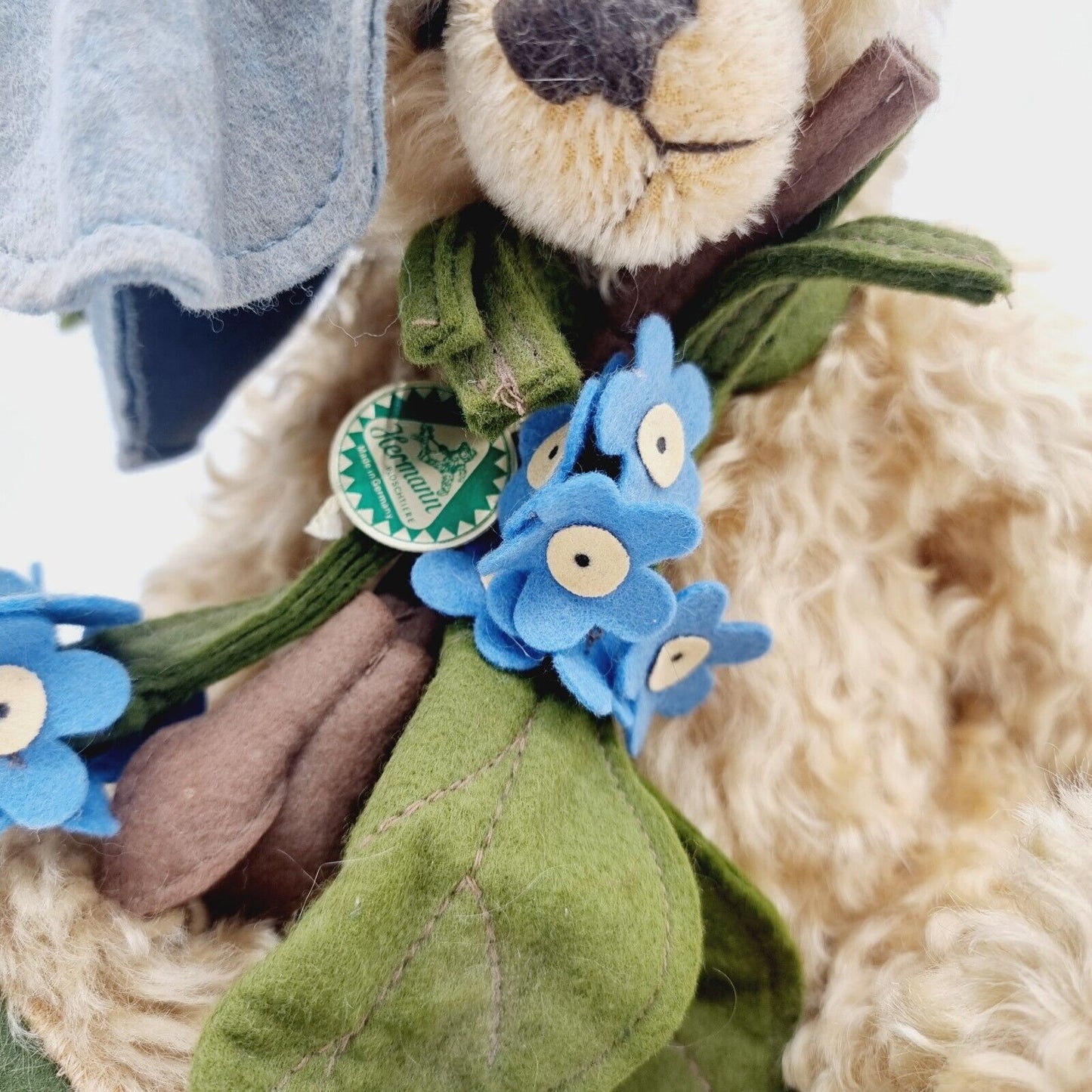 Hermann Coburg Teddybär Blumenkinder Vergissmeinnicht limitiert 500