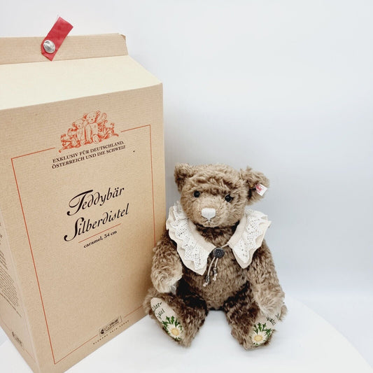 Steiff Teddybär Silberdistel 34 cm  660849 limitiert 2000 Jahr 2003