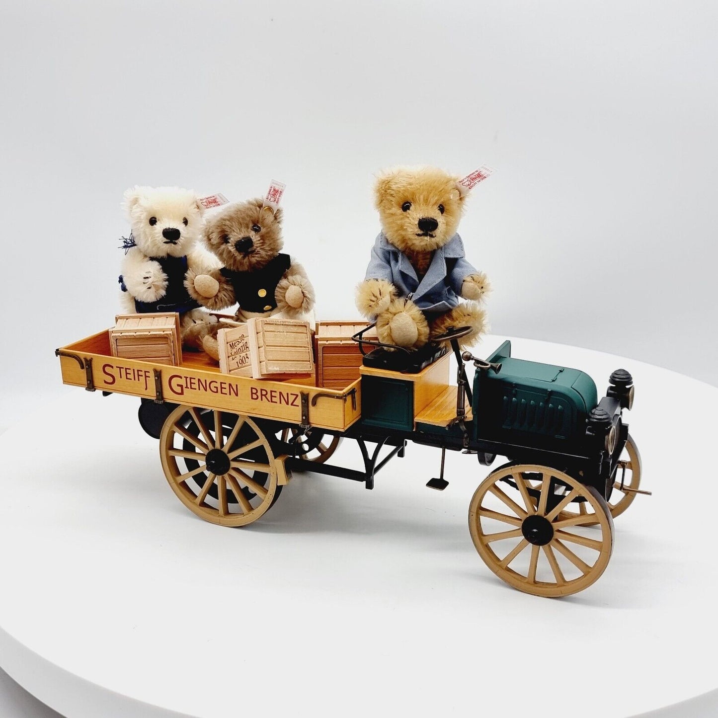 Nr. 31! Steiff 038914 Lieferwagen mit Teddybären limitiert 1200 aus 2003 12 cm