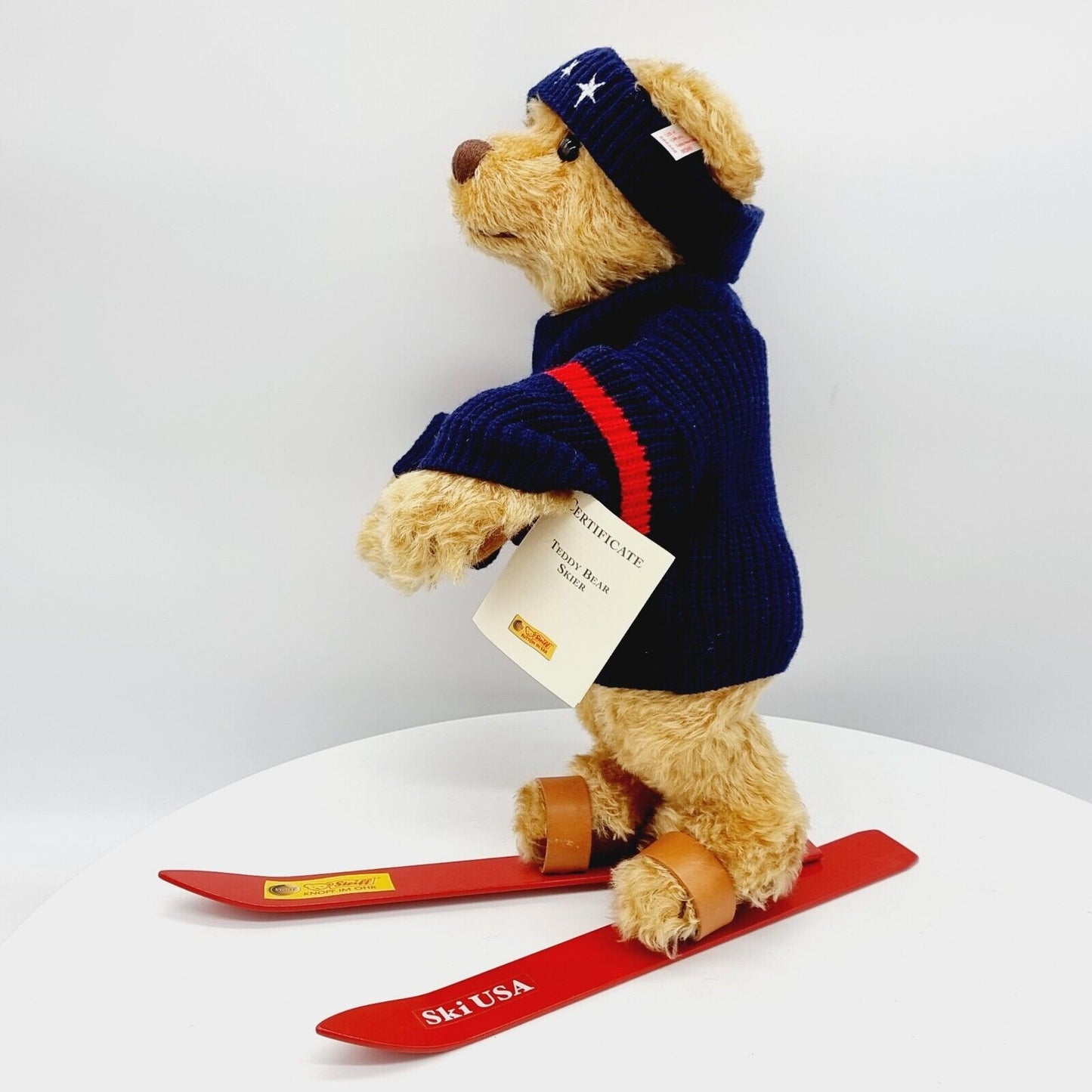 Steiff 666568 Teddybär Skier limitiert 1500 aus 2001 für USA 42 cm Mohair