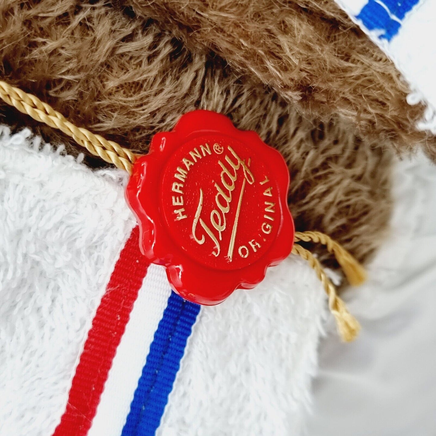 Hermann Teddy Original Teddybär Arnold der Athlet limitiert 800 35 cm Mohair