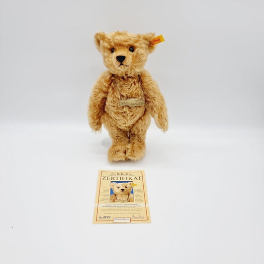 Steiff Jubiläumsbär 1902 2002 EAN 655630 Zertifikat