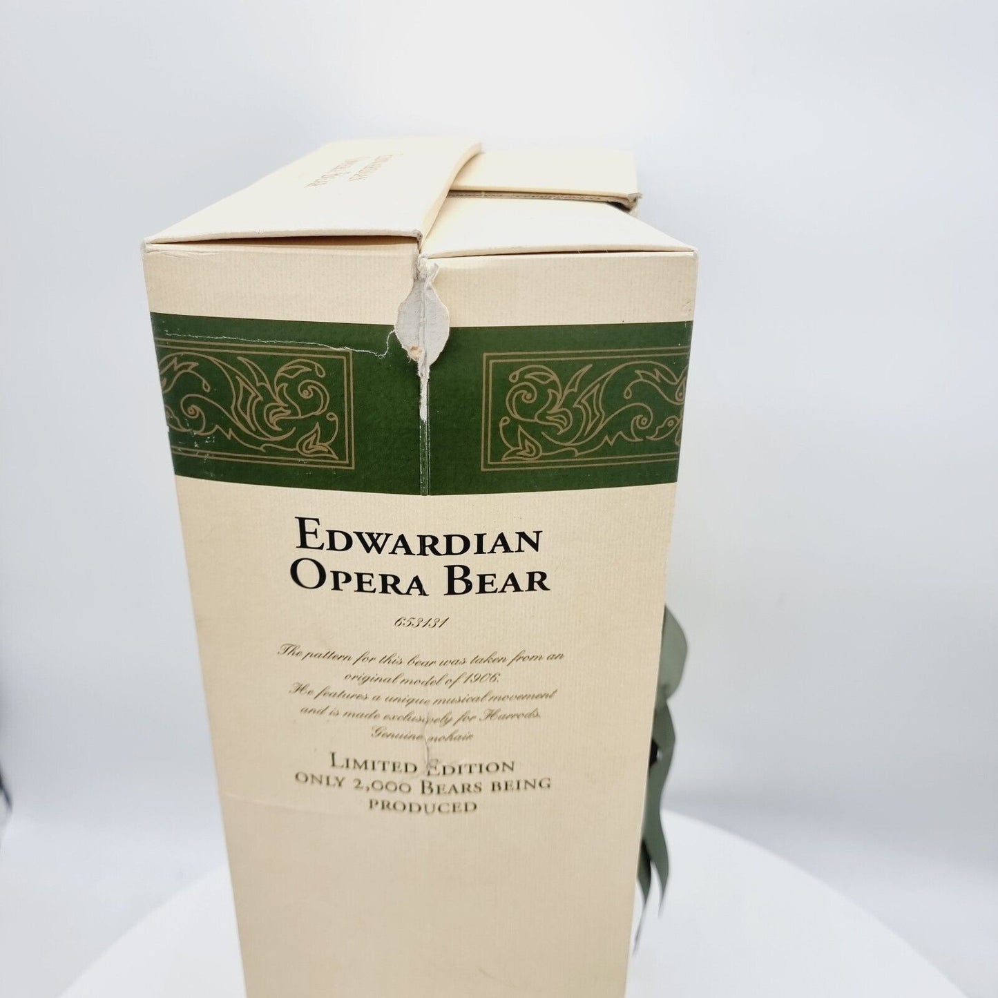 653131 Steiff Musical Bear Edwardian Opera Bear 38 cm limitiert weiß Musikwerk