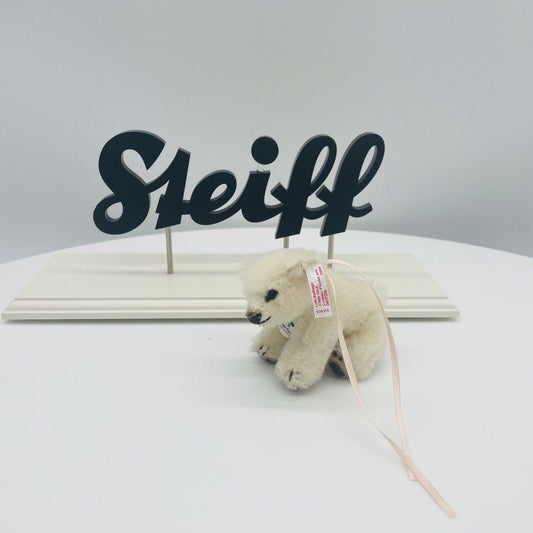 Steiff Eisbär Flocke Ornament 036309 limitiert 3000 aus 2008 8cm Alpaca