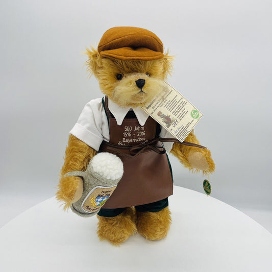 Hermann Coburg Teddybär Bayrischer Braumeister limitiert 500 37cm