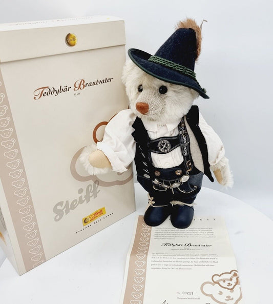 Steiff 038082 Teddybär Brautvater Hochzeitsgesellschaft 35 cm limitiert 500