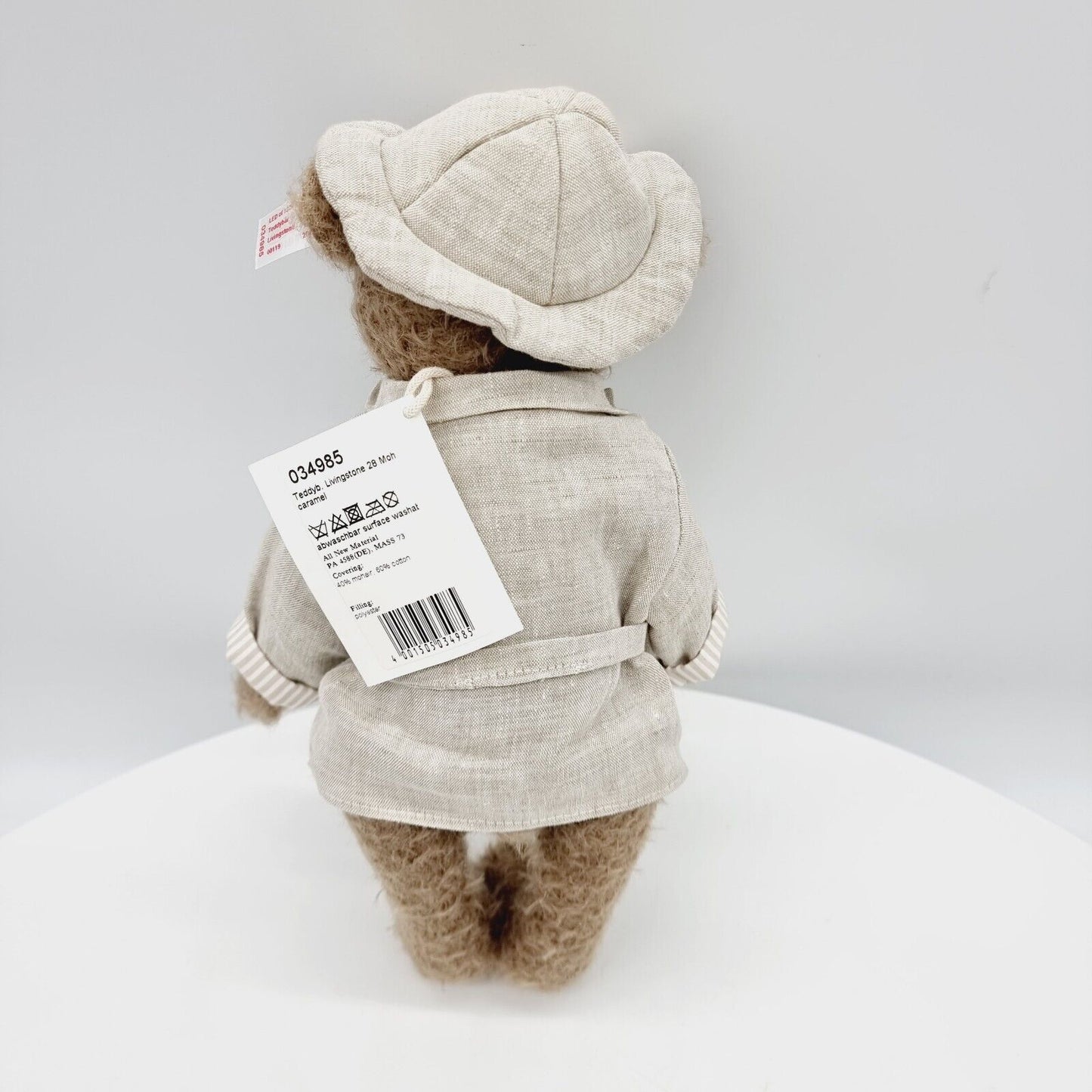 Steiff 034985 Teddybär Livingstone limitiert 1500 aus 2013 28 cm Mohair