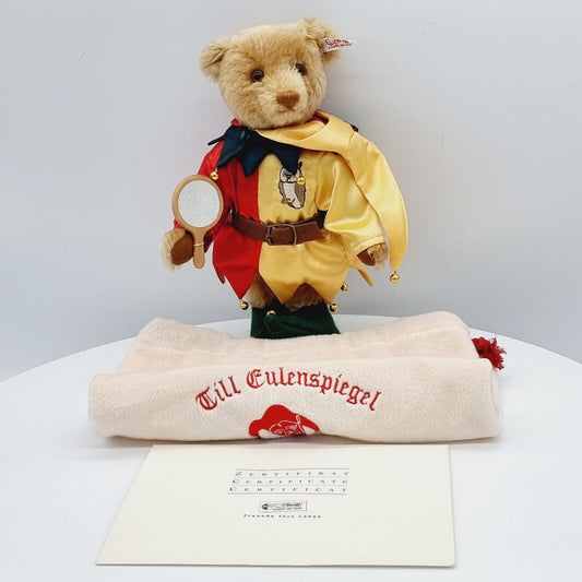 Steiff Harlekin Till Eulenspiegel 670626 limitiert 1500 28cm Mohair