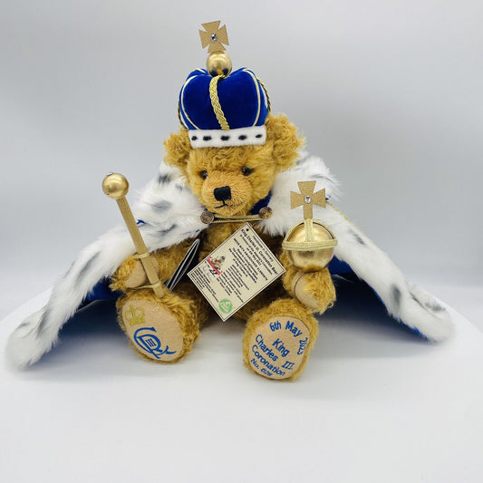 Hermann Coburg Teddybär King Charles III. Coronation Bear limitiert 500 aus 2023