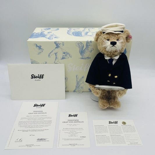 Steiff Graf von Zeppelin 673580 limitiert 1500 Stück 30cm Mohair