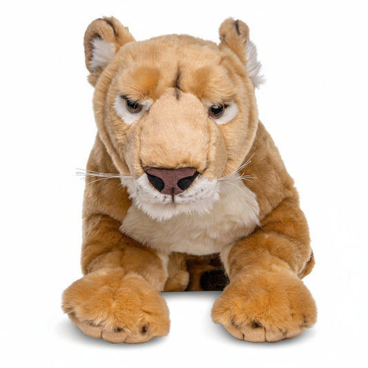 Uni-Toys Löwin liegend 78 cm Plüschtier Kuscheltier Stofftier Plüsch-Wildtier