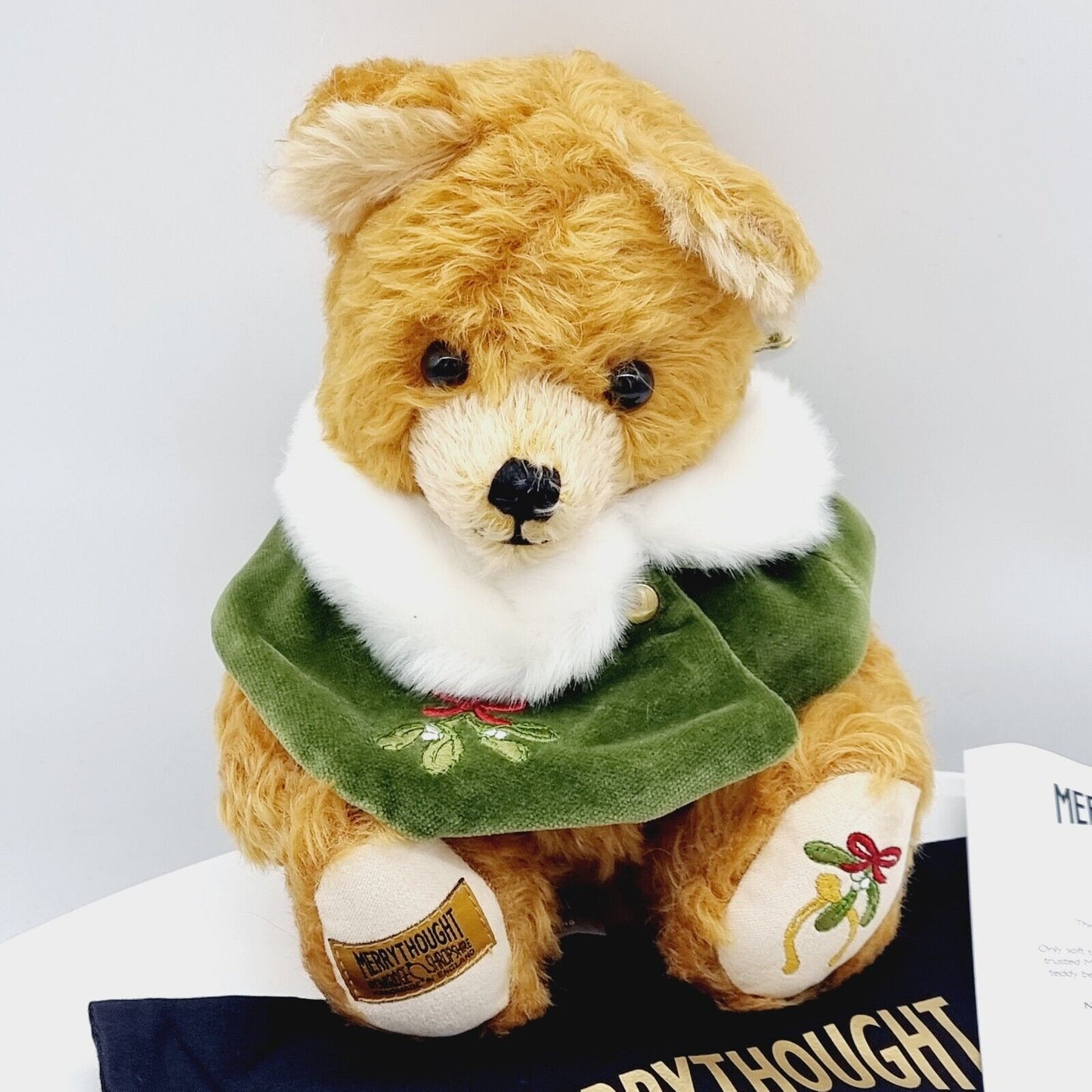 Merrythought OXA10X22 Christmas Teddy Bear 2022 limitiert 250 25 cm Mohair