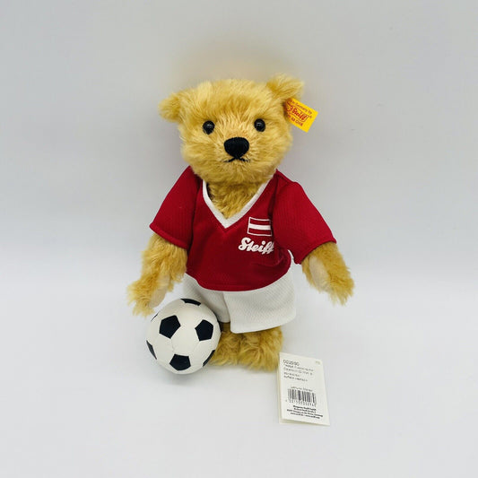 Steiff Teddybär Fußballspieler Österreich 002960 22cm Mohair