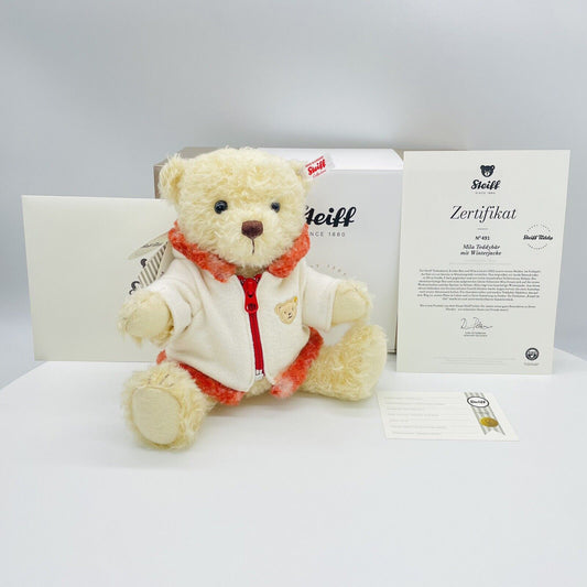 Steiff Teddybär Mila mit Winterjacke 007224 limitiert 1902 aus 2022 28cm