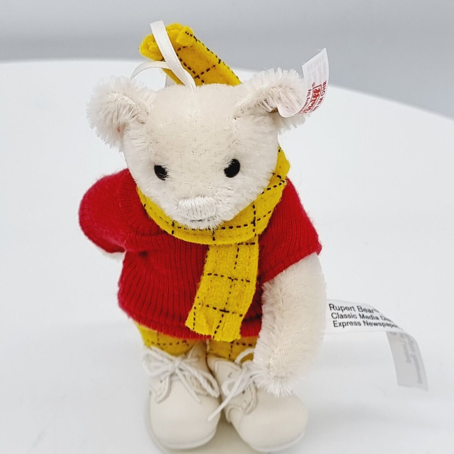 Steiff 653843 Teddybär Rupert Ornament 11 cm limitiert auf 1500 Exemplare
