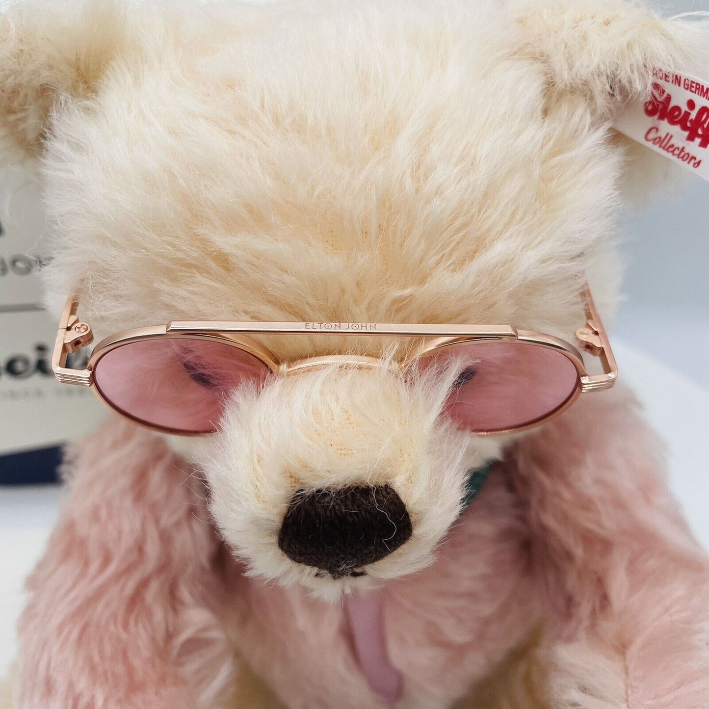 Steiff Teddybär Rocks! Elton John 355882 limitiert 3000 aus 2022 28 cm