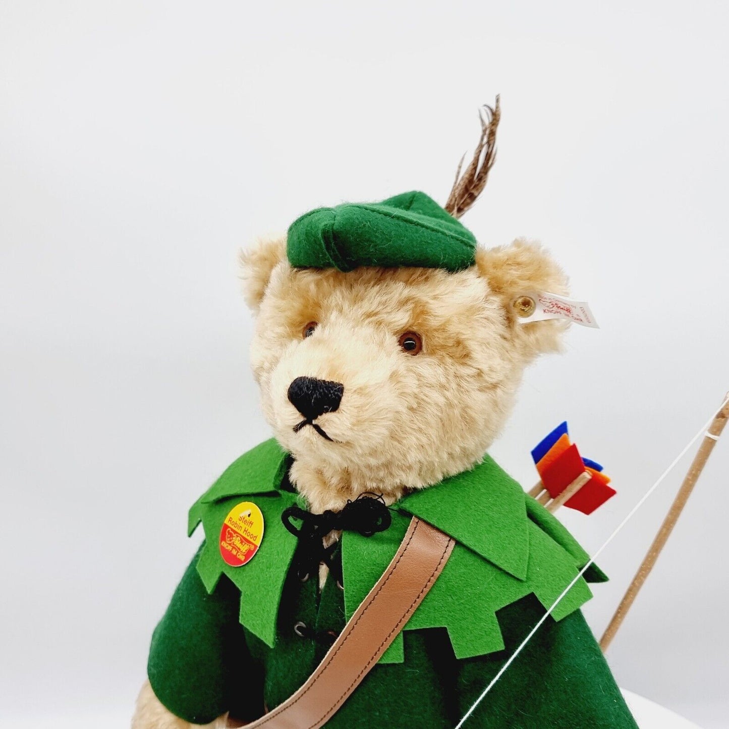 Steiff 655203 Teddybär Robin Hood limitiert 1500 für Karstadt aus 1996 45 cm