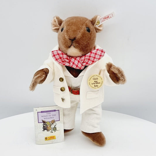 Steiff 037047 Wind in the Willows Ratte Ratty limitiert 4000 aus 1999 25 cm