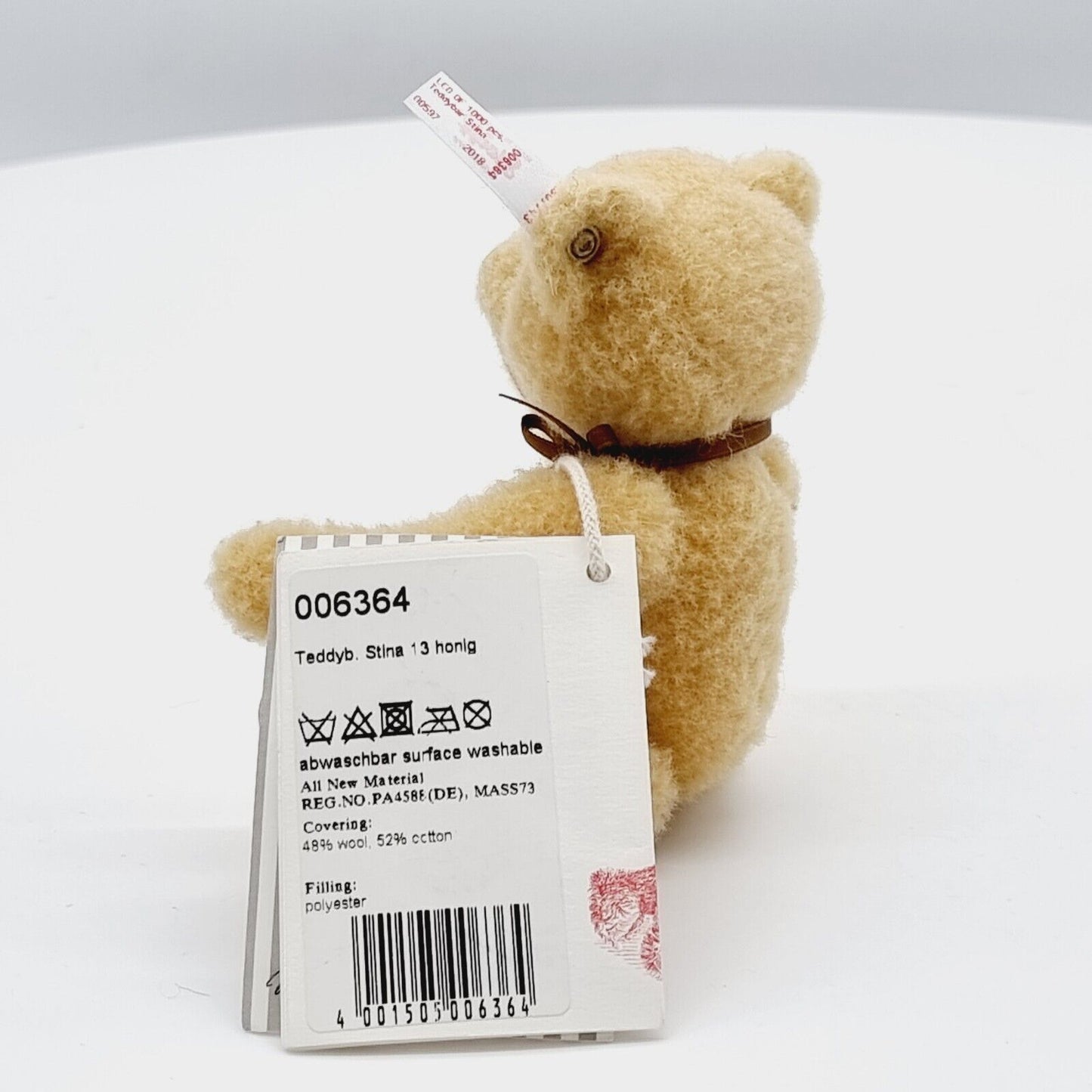 Steiff 006364 Teddybär Stina limitiert 1000 aus 2018 13 cm Wollplüsch