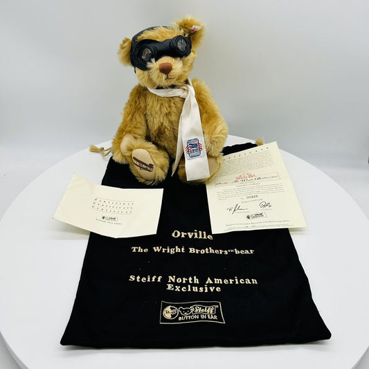 Steiff Teddybär Orville The Wright Brothers Bear 667022 limitiert 1903 Mohair