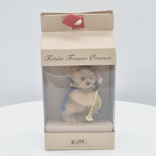 Steiff 037887 Teddybär Trompeter Ornament beige 11 cm 2003 limitiert 5000