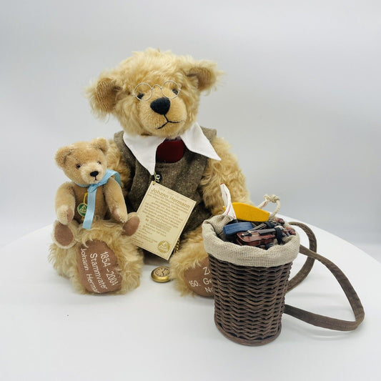 Hermann Coburg Teddybär Johann Hermann limitiert 150 aus 2004 42cm Mohair