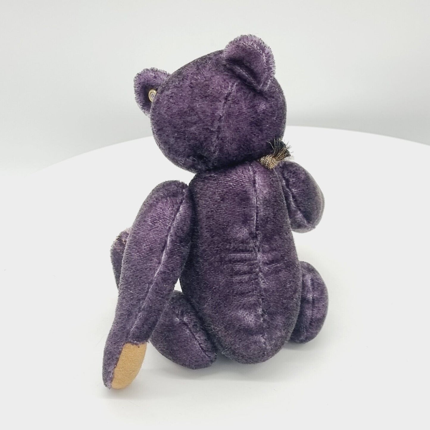 Steiff 035739 Teddybär Monty limitiert 1500 aus 2012 28 cm Mohair aubergine