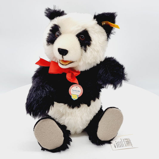 Steiff 408311 Panda Bär 1938 Replica 34 cm mit Stimme und Etikett