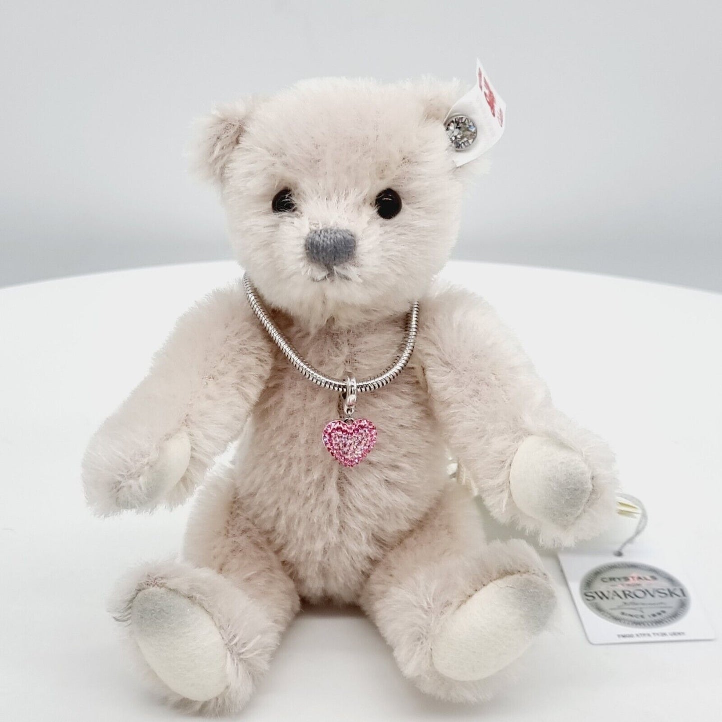 Steiff Swarovski 006494 Teddybär Love limitiert 1000 aus 2018 18 cm Mohair