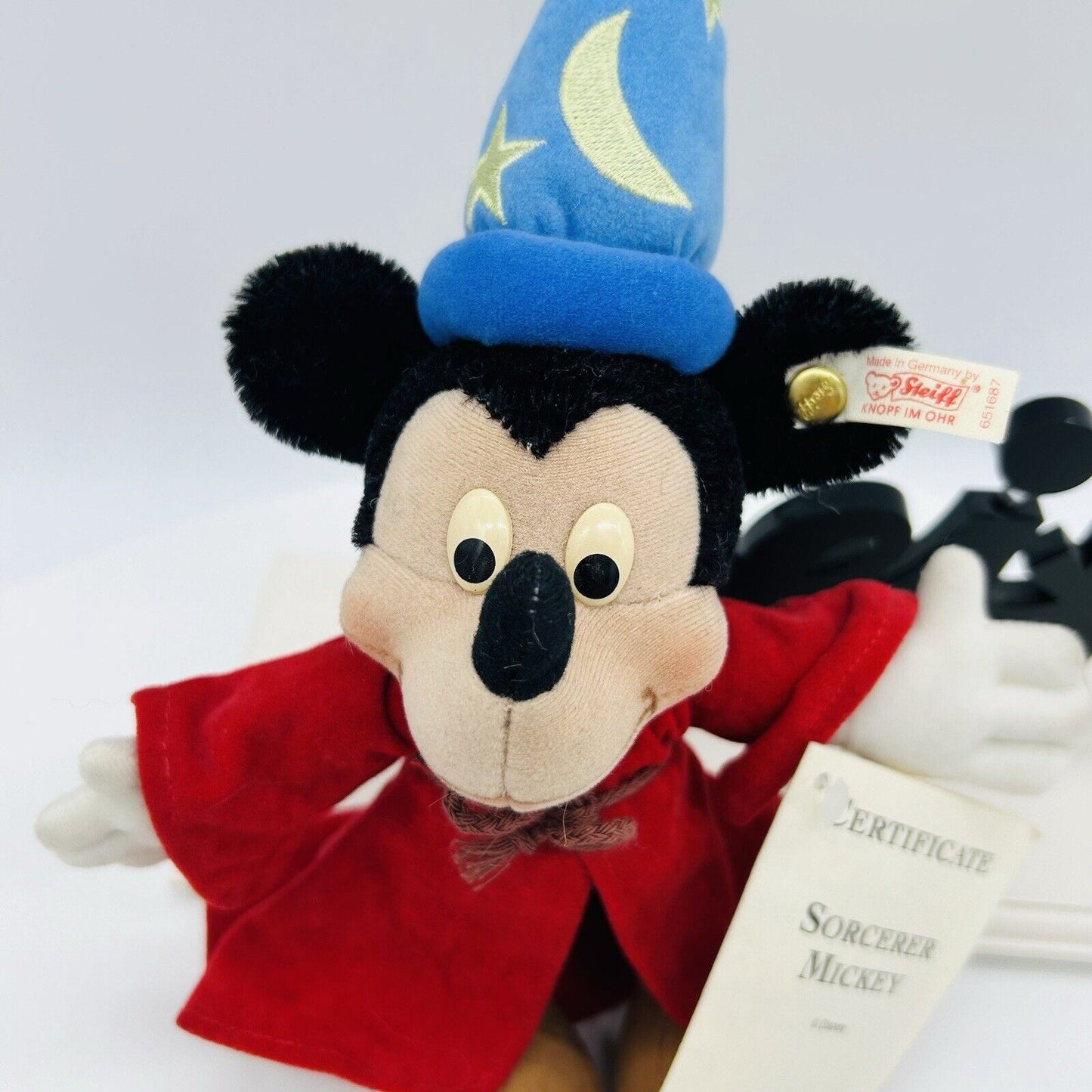 Steiff 651687 Ornament Zauberlehrling Mickey limitiert 2000 aus 1999 16 cm