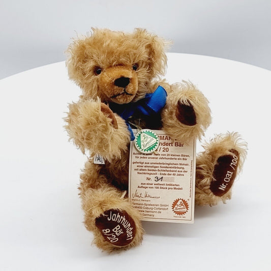 Hermann Coburg Teddybär Jahrhundertbär 8/20 26 cm limitiert auf 100 Stück