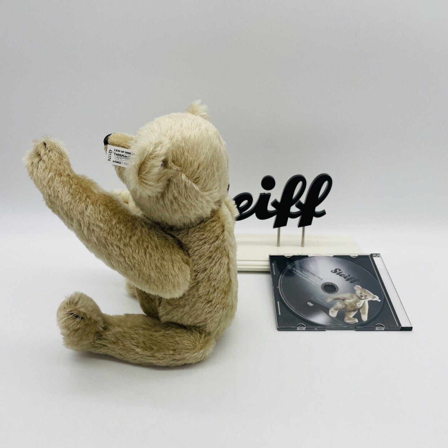 Steiff Teddybär Replica 1911 421174 aus 2011 limitiert 3000 32 cm Mohair mit DVD