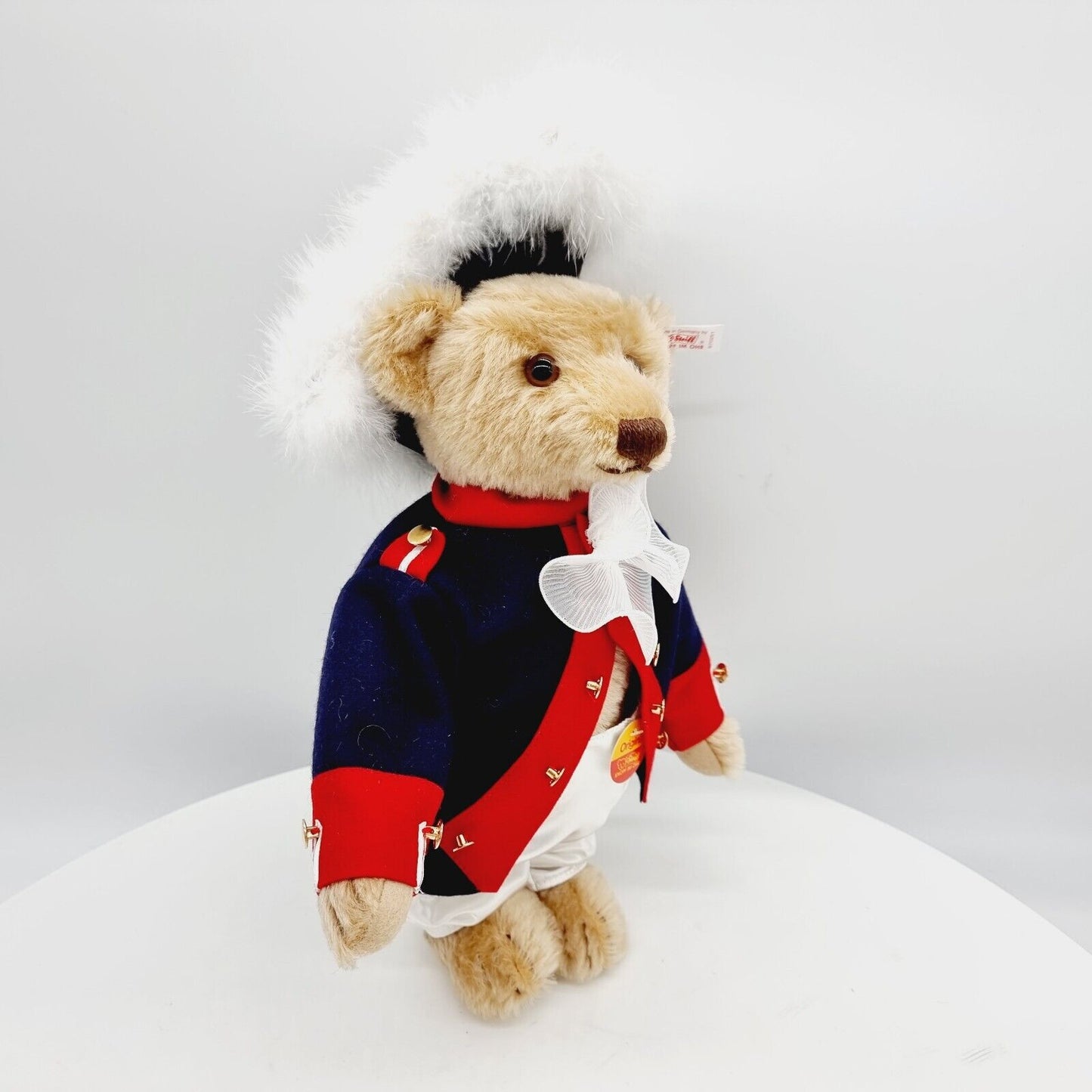 Steiff 670251 Teddybär Stadtsoldat limitiert 2000 aus 1998 35 cm Mohair