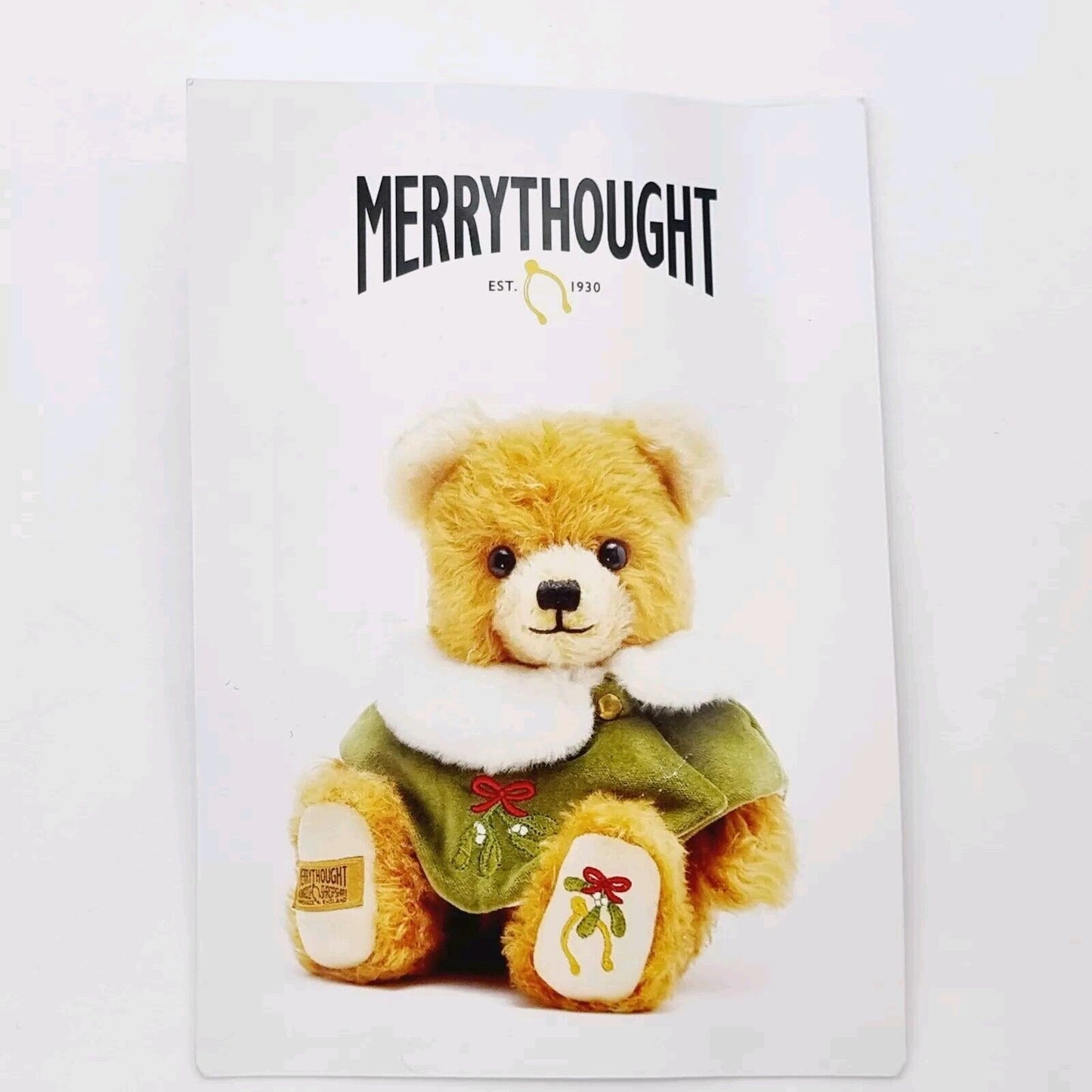 Merrythought OXA10X22 Christmas Teddy Bear 2022 limitiert 250 25 cm Mohair