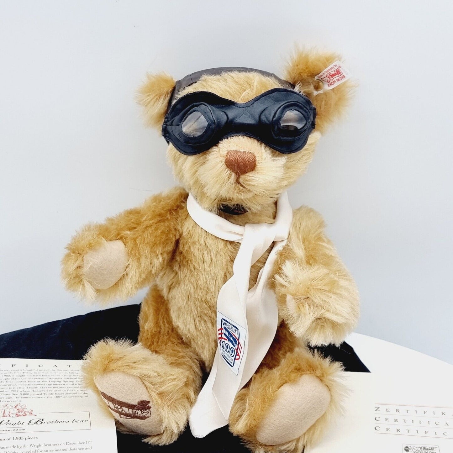 Steiff 667022 Teddybär Orville The Wright Brothers Bear limitiert 1903 32 cm