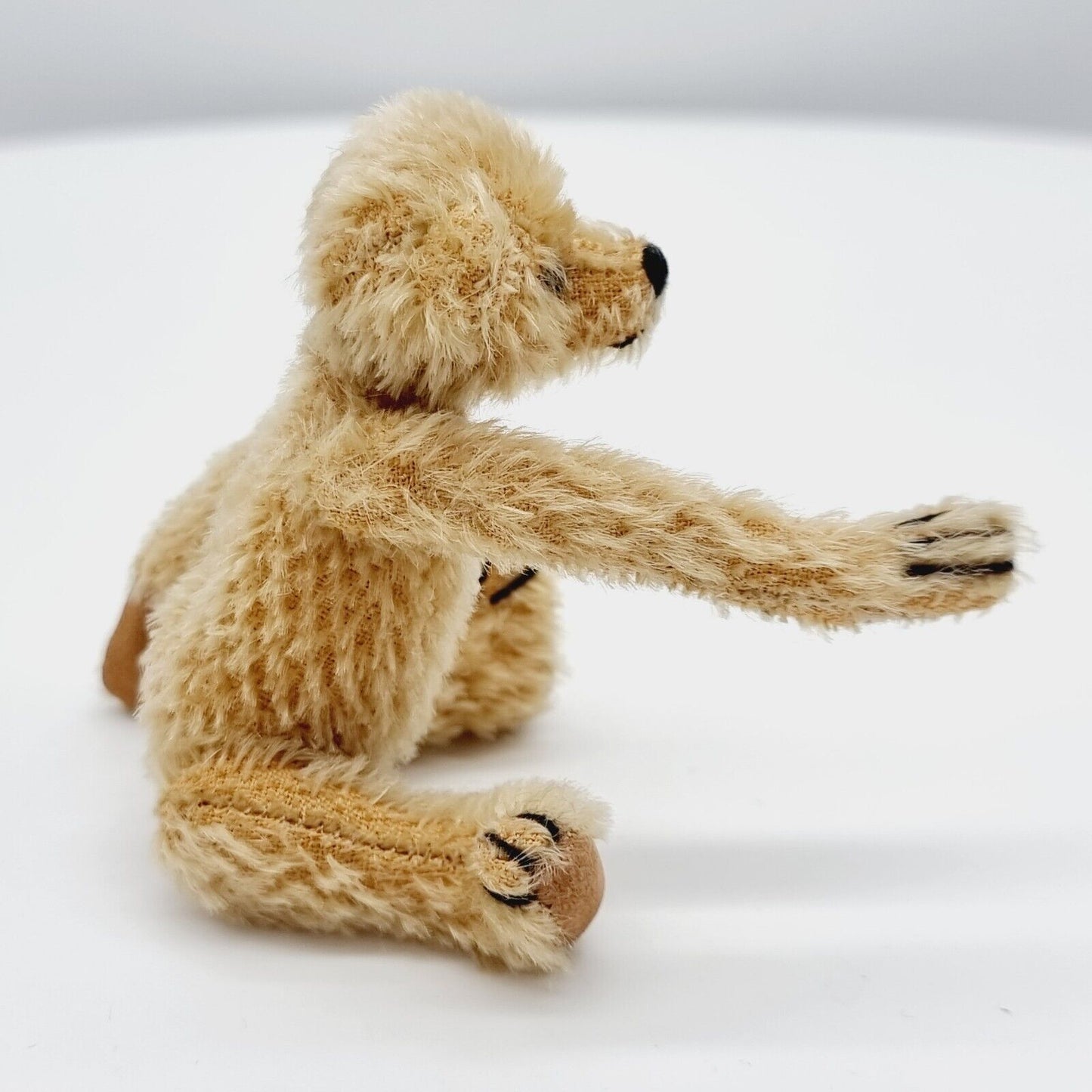 Hermann Teddybär Miniatur beige 11 cm Mohair