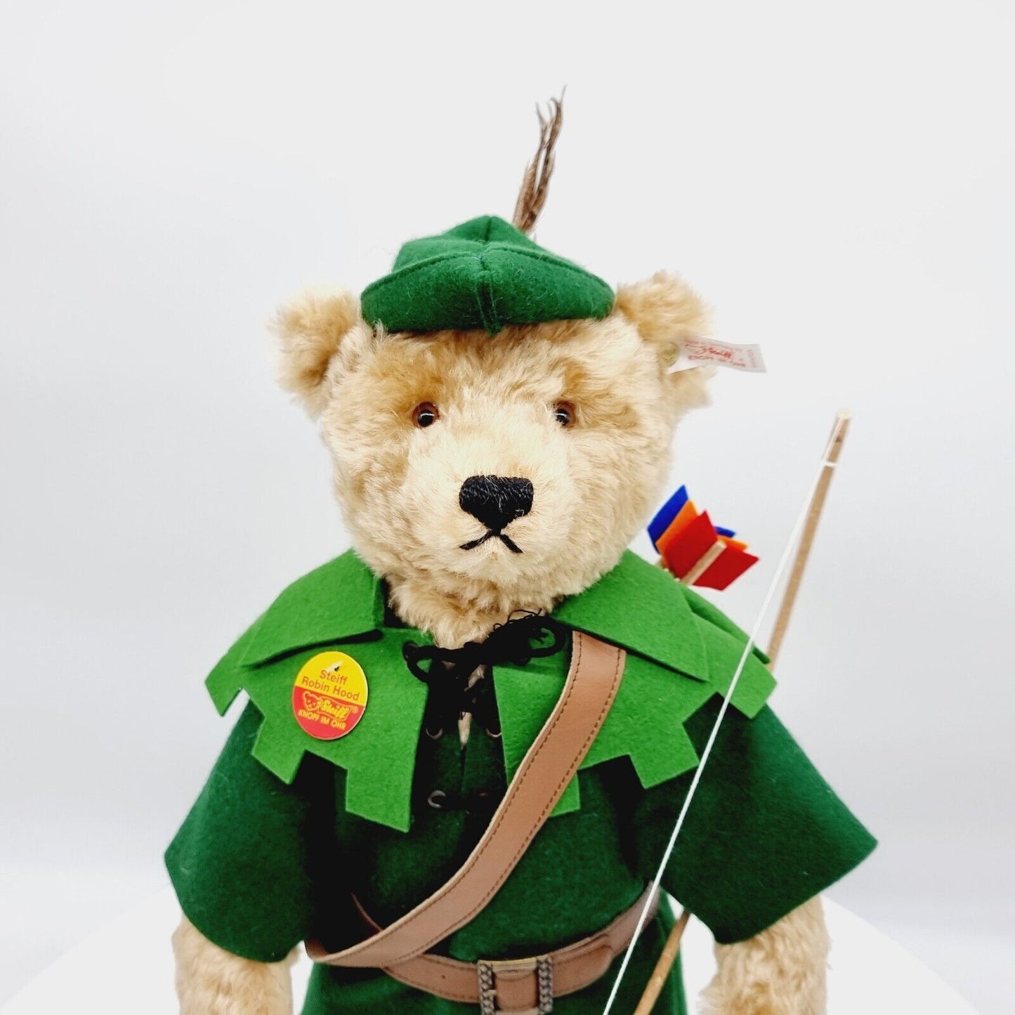 Steiff 655203 Teddybär Robin Hood limitiert 1500 für Karstadt aus 1996 45 cm