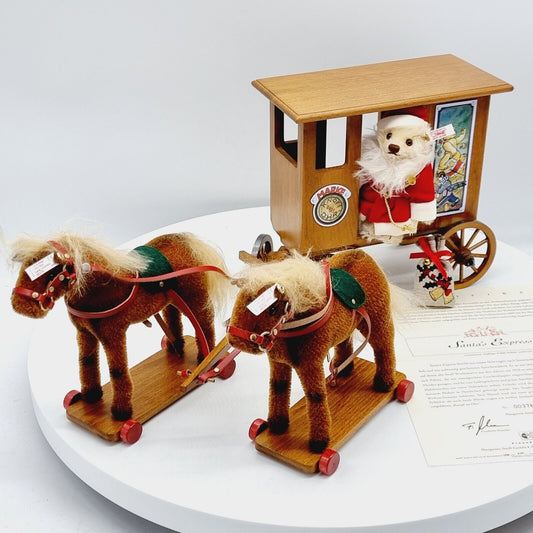 Steiff 037986 Santa's Express limitiert 2002 aus 2002 Mohair