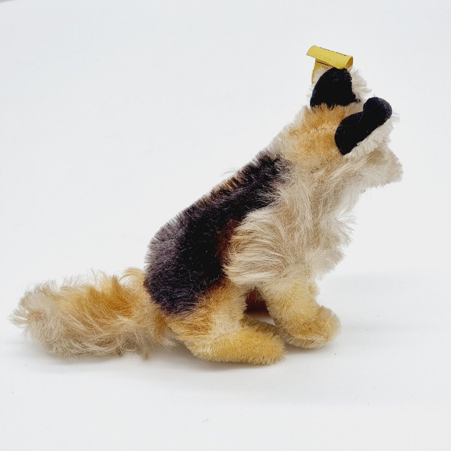 Steiff 4255/12 Collie Hund 12 cm Mohair sitzend 1968 - 1969