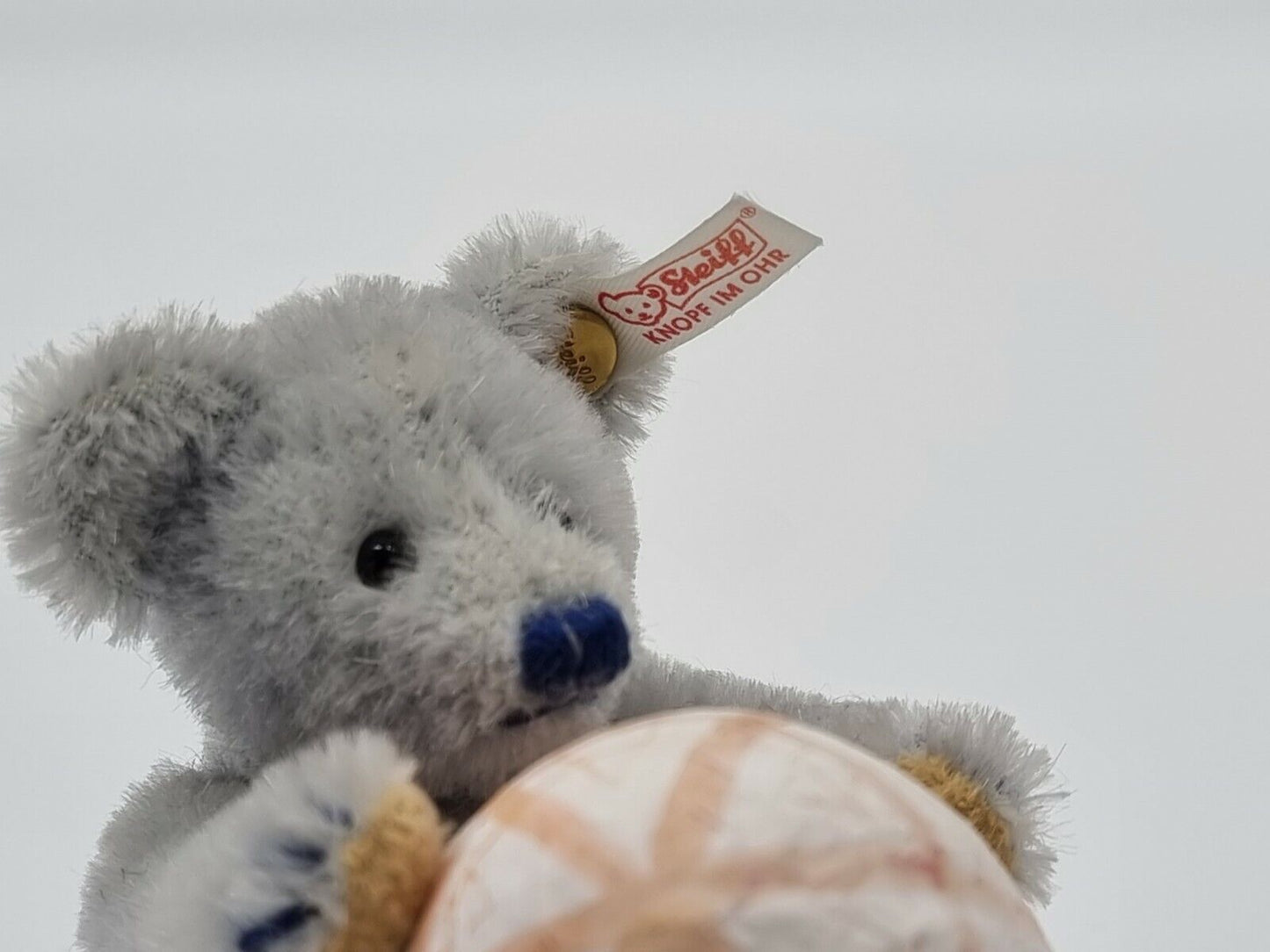 Steiff Ewiger Kalender Teddybär Teddy mit Osterei Bär Monat April limitiert