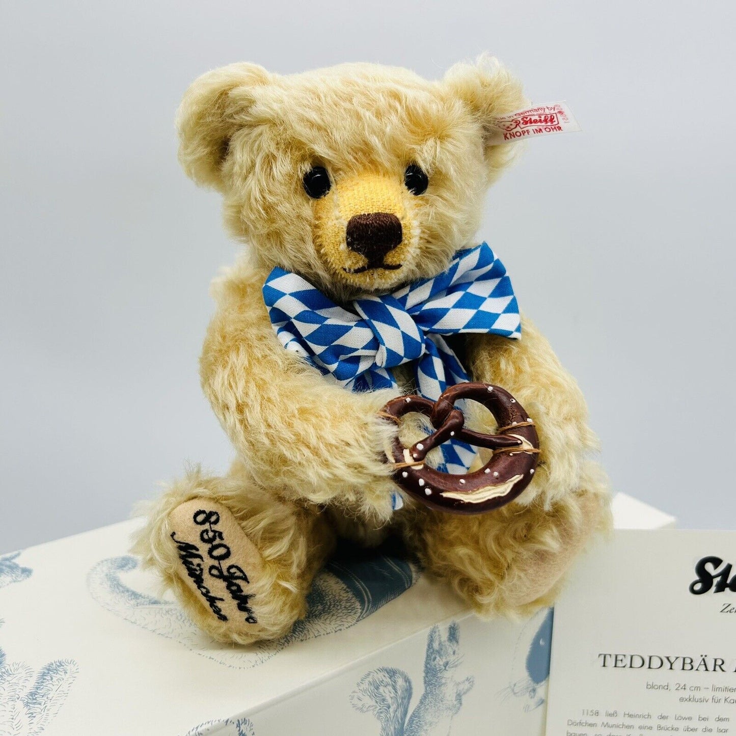 Steiff 656651 Oktoberfest Teddybär Maximilian limitiert 1000 aus 2008 24 cm
