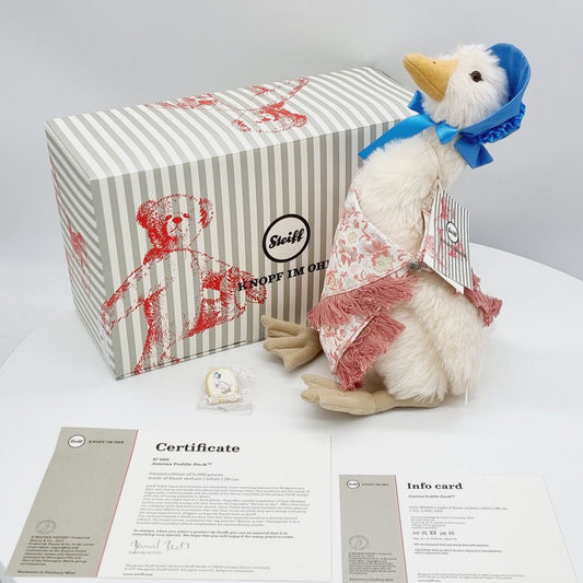 Steiff 690358 Jemima Puddle Duck 28 cm Danbury Mint limitiert 5000 Mohair 2017
