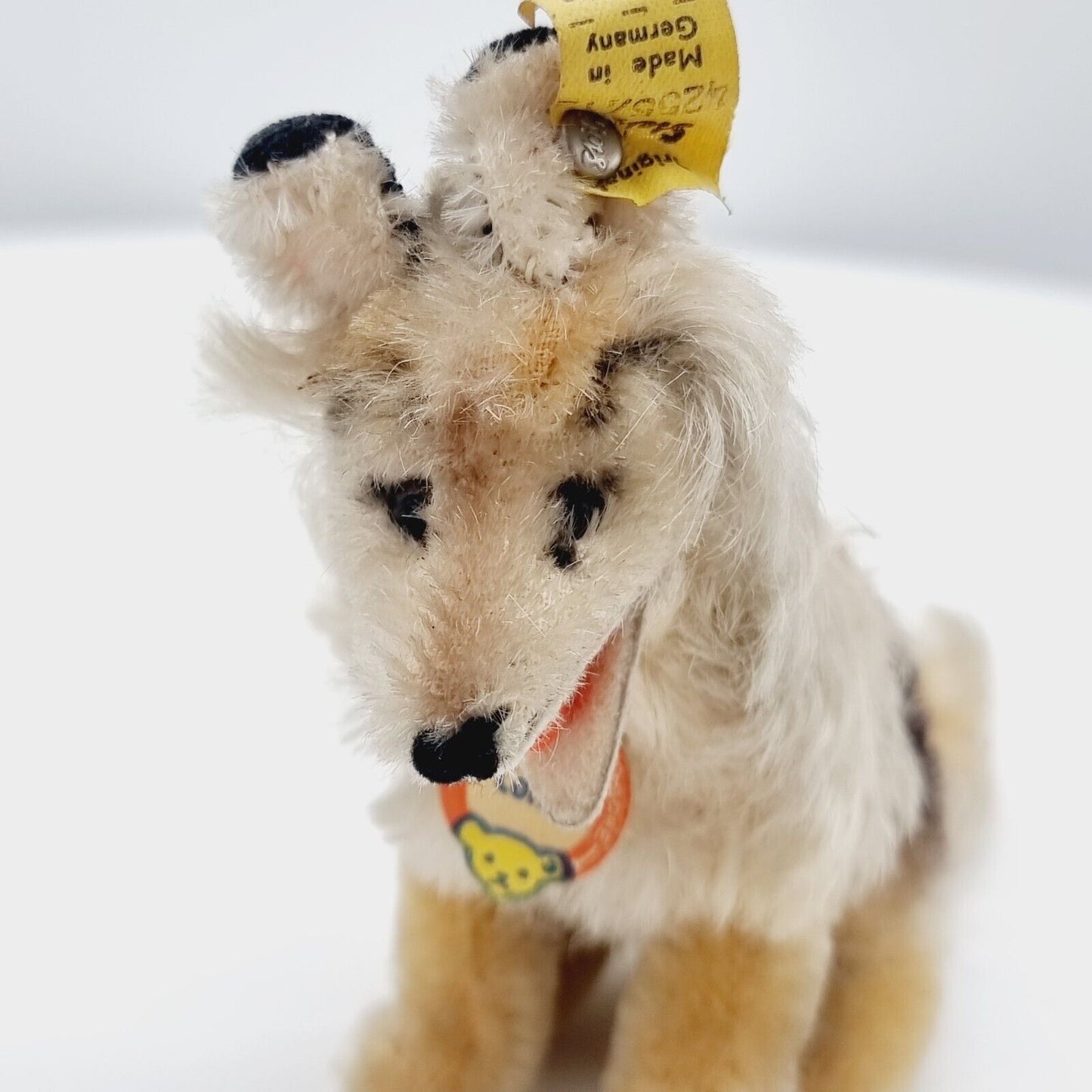 Steiff 4255/12 Collie Hund 12 cm Mohair sitzend 1968 - 1969