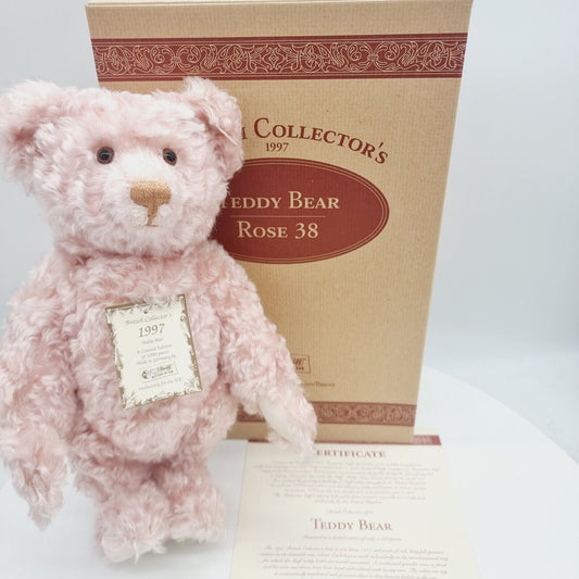 Steiff 654480 Teddybär Rose 38 cm British Collectors 1997 limitiert 3000