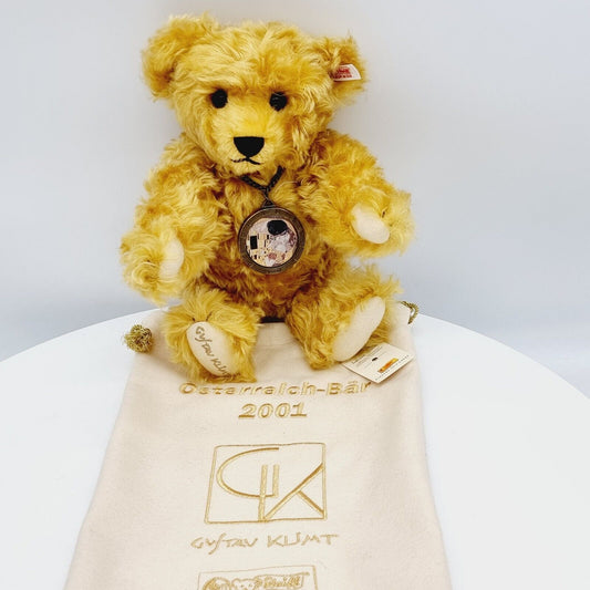 Steiff 660306 Gustav Klimt Teddybär 36 cm mit Stimme exklusiv für Österreich