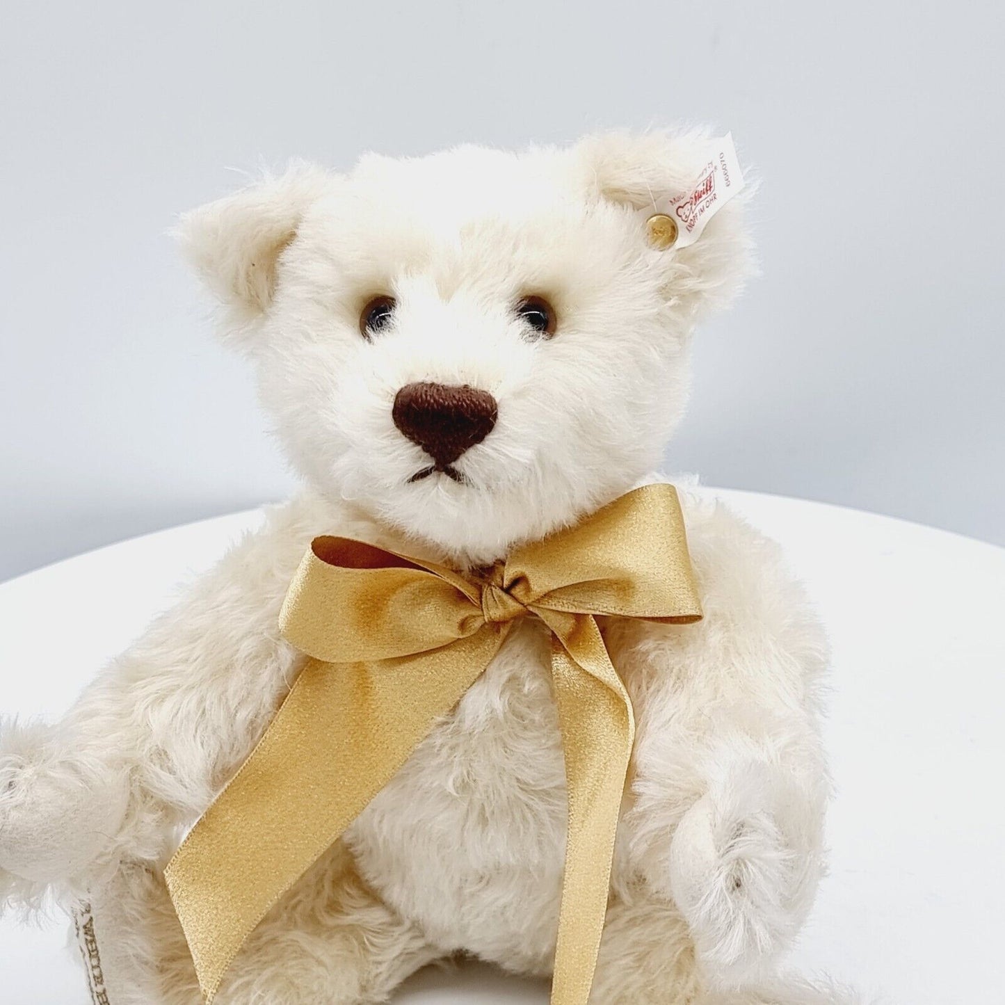 Steiff 666070White House Bear 33 cm limitiert 2000 mit Zertifikat und Schleife