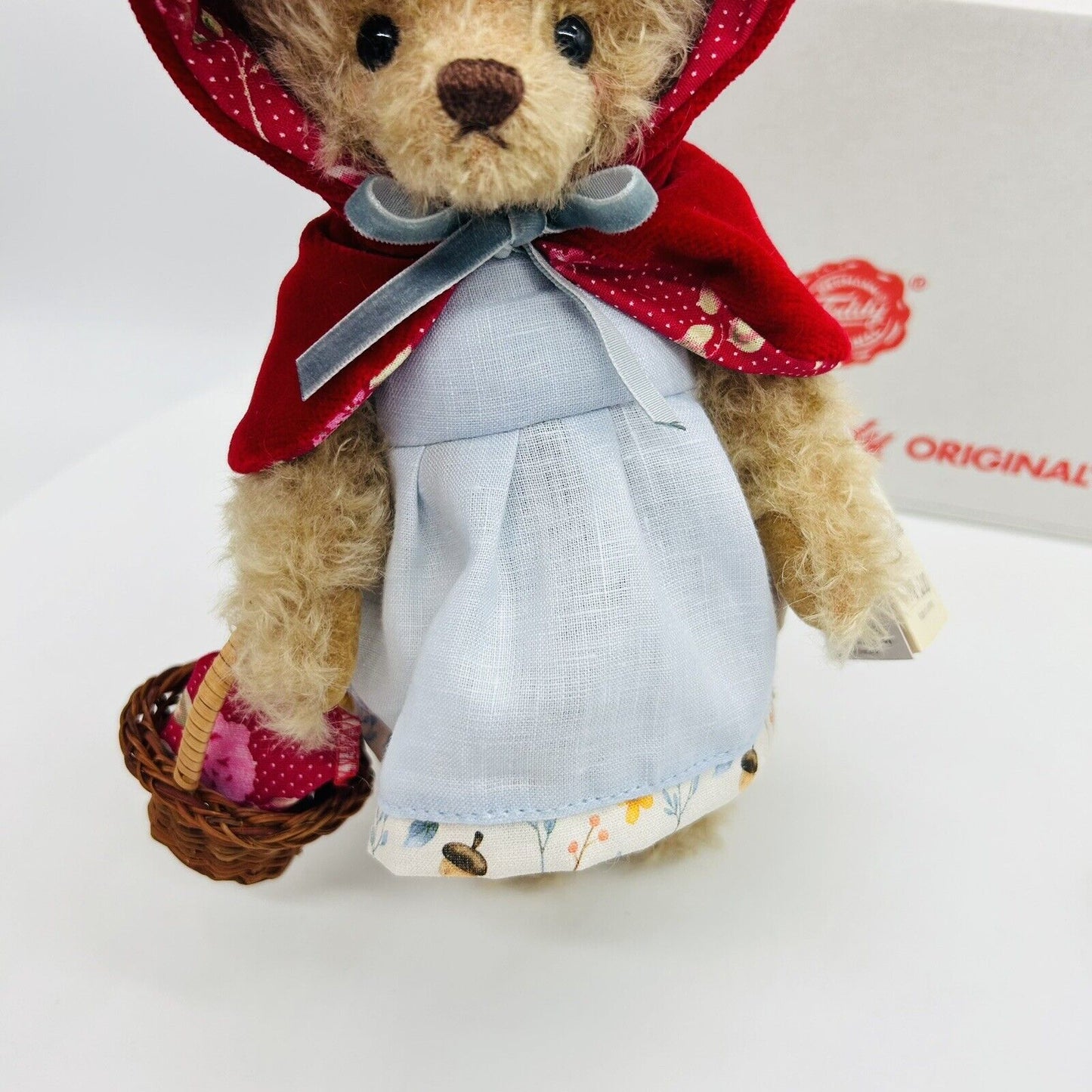 Hermann Teddy 118558 Teddybär Rotkäppchen limitiert 200 25 cm Mohair