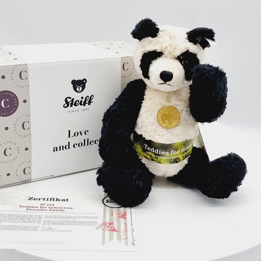 Steiff 007095 Teddies for tomorrow Evander Panda limitiert 2020 30 cm