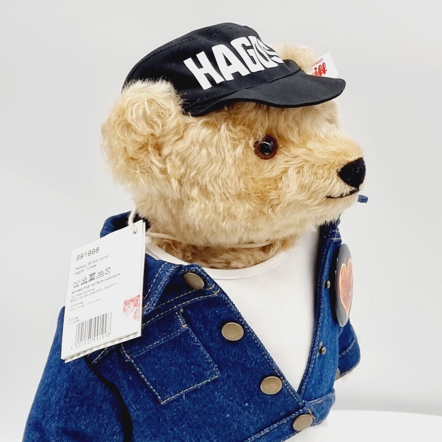 Steiff 991998 Teddybär Hagos limitiert 600 aus 2019 38 cm Mohair